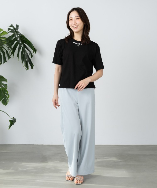 STUDIO PICONE(スタジオピッコーネ)の「UV速乾ストレートワイドパンツ(その他パンツ・レディース・ライトグレー/ブラック/ベージュ・LL/L/M)」の13枚目の写真