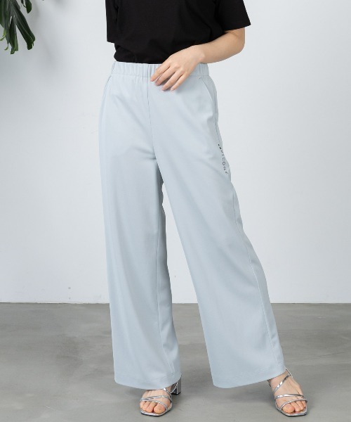 STUDIO PICONE(スタジオピッコーネ)の「UV速乾ストレートワイドパンツ(その他パンツ・レディース・ライトグレー/ブラック/ベージュ・LL/L/M)」の8枚目の写真