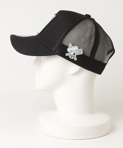 Lafayette（ラファイエット）の「ワンピース サンジ メッシュキャップ [OP-MCP05 MESH CAP ONE PIECE SANJI]（キャップ・メンズ・ブラック・FREE）」の3枚目の写真