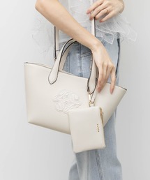 RANDA | 2WAY ポーチ付きモノグラムエンボストートバッグ(トートバッグ)