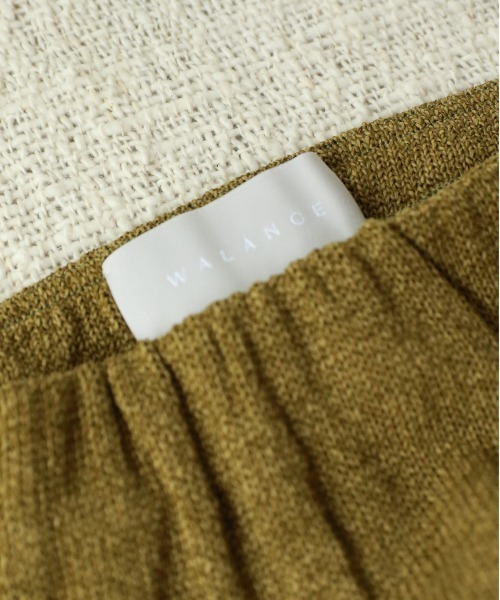 WALANCE（ワランス）の「paper knit wrap skirt（スカート・レディース・サンドベージュ/オリーブ/ブラック・FREE）」の20枚目の写真