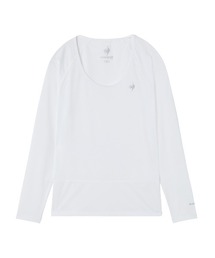 【le coq sportif GOLF】吸汗速乾/ストレッチ/UV CUT(UPF50+)/遮熱 クルーネックメッシュアンダーシャツ ゴルフウェア
