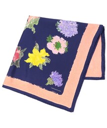 TOMORROWLAND  | Atelier TOMORROWLAND PAINT FLOWER シルクスカーフ(バンダナ/スカーフ)