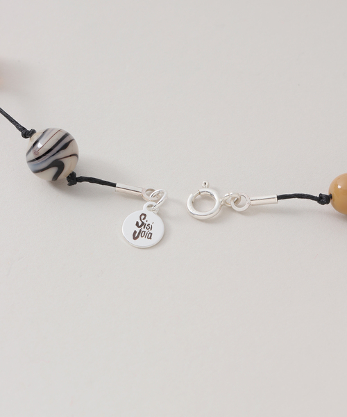 IENA（イエナ）の「Sisi Joia/シシジョイア 別注 EX ストーンネックレス（ネックレス・レディース・ブラウン/ライトグレー/ブラック/ベージュ・FREE）」の13枚目の写真