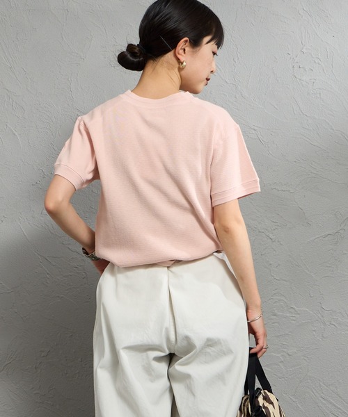 Faith（-）の「[FAITH MILLS CORP/フェイスミルズ] ヘンリーネック サーマルカットソー（Tシャツ/カットソー・レディース・サックスブルー/オートミール/イエロー/ピンク/チャコールグレー・M）」の11枚目の写真