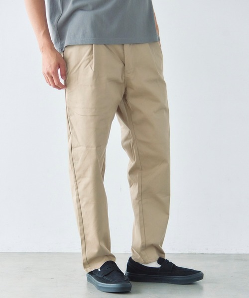 UNIVERSAL OVERALL(ユニバーサルオーバーオール)の「UNIVERSAL OVERALL Adictive TUCK TAPERD(その他パンツ・メンズ・チャコール/ブラック/ベージュ・32inch/30inch/34inch)」の20枚目の写真