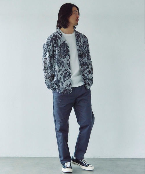 UNIVERSAL OVERALL(ユニバーサルオーバーオール)の「UNIVERSAL OVERALL Adictive TUCK TAPERD(その他パンツ・メンズ・チャコール/ブラック/ベージュ・32inch/30inch/34inch)」の15枚目の写真