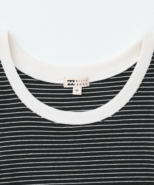 BILLABONG(ビラボン)の「BILLABONG ウィメンズ 2WAY STRIPED RIB TAN タンクトップ 【2026年春夏モデル】/ビラボンショート丈リブタンク(タンクトップ・レディース・ブラック/ホワイト・MEDIUM)」の12枚目の写真