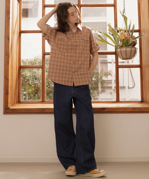 Zooodle(ズードル)の「Switching wide denim pants - 切替ワイドデニムパンツ -(デニムパンツ・メンズ・インディゴブルー・MEDIUM/LARGE)」の11枚目の写真