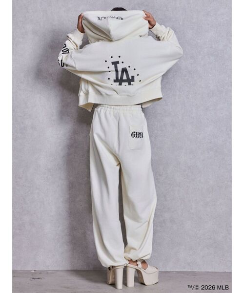 NEW ERA(ニューエラ)の「【MLB × New Era×GYDA】スウェットパンツ(スウェットパンツ・レディース・ブラック/オフホワイト/アイボリー・FREE)」の5枚目の写真