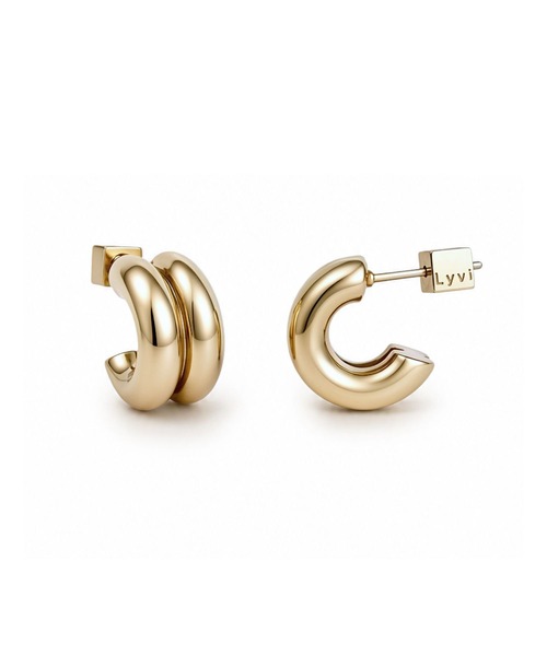Lyvi(ライビィ)の「Dewy Bold Pierce / 金属アレルギー対応(ピアス(両耳用)・レディース・シルバー/ゴールド・FREE)」の13枚目の写真
