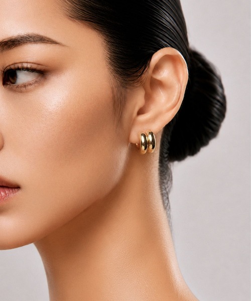 Lyvi(ライビィ)の「Dewy Bold Pierce / 金属アレルギー対応(ピアス(両耳用)・レディース・シルバー/ゴールド・FREE)」の15枚目の写真