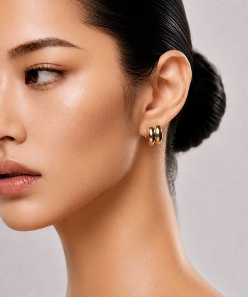 Lyvi(ライビィ)の「Dewy Bold Pierce / 金属アレルギー対応(ピアス(両耳用)・レディース・シルバー/ゴールド・FREE)」の16枚目の写真