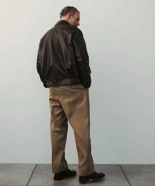 THE TOKYO（ザトウキョウ）の「【THE GRAND LEATHERS/ザ・グランレザーズ】 COLOMER A2 FLIGHT JACKET（ライダースジャケット・メンズ・ブラック・44/48）」の7枚目の写真