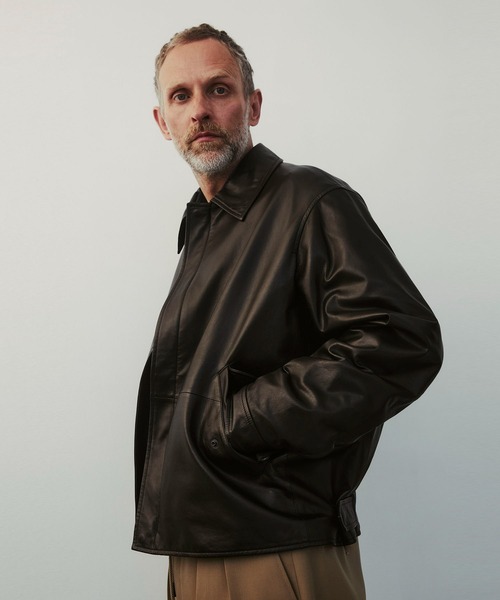 THE TOKYO（ザトウキョウ）の「【THE GRAND LEATHERS/ザ・グランレザーズ】 COLOMER A2 FLIGHT JACKET（ライダースジャケット・メンズ・ブラック・44/48）」の2枚目の写真