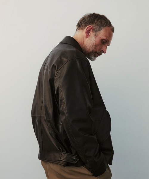 THE TOKYO（ザトウキョウ）の「【THE GRAND LEATHERS/ザ・グランレザーズ】 COLOMER A2 FLIGHT JACKET（ライダースジャケット・メンズ・ブラック・44/48）」の14枚目の写真