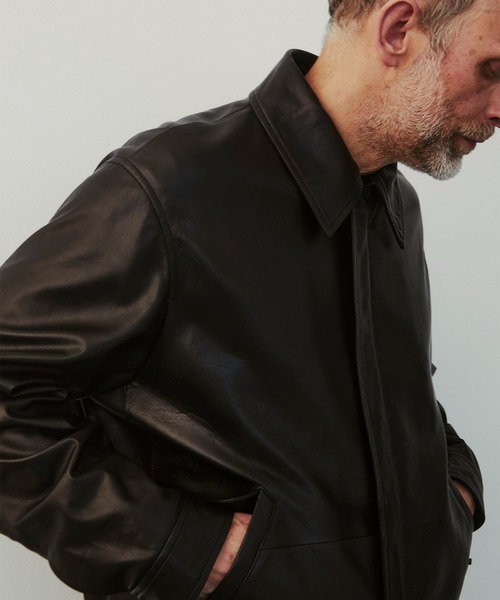 THE TOKYO（ザトウキョウ）の「【THE GRAND LEATHERS/ザ・グランレザーズ】 COLOMER A2 FLIGHT JACKET（ライダースジャケット・メンズ・ブラック・44/48）」の12枚目の写真