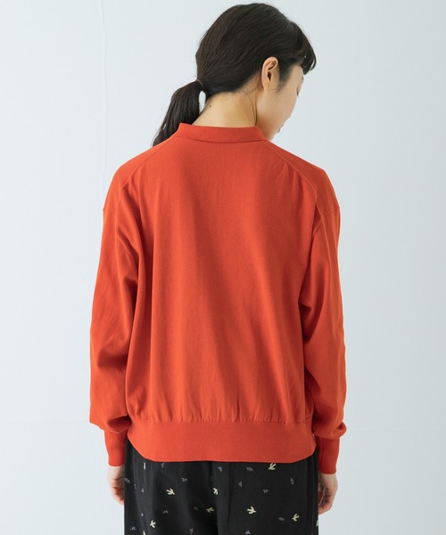 かぐれ(カグレ)の「コットンハイゲージポロニットカーディガン(カーディガン/ボレロ・レディース・レッド/ブラック・FREE)」の16枚目の写真