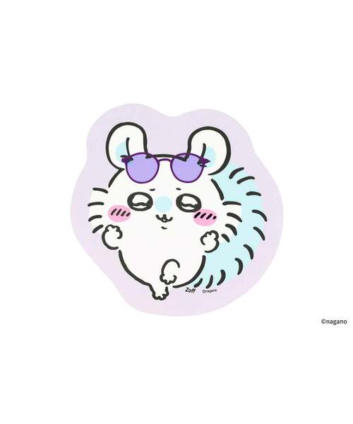 Zoff（ゾフ）の「Zoff｜ちいかわ【ダイカットクロス】ちいかわ うさぎ くりまんじゅう ハチワレ モモンガ｜メガネ・サングラス拭き 眼鏡クロス セリート スマホ拭き ユニセックス ギフト（メガネ・レディース・パープル/イエロー/ライトブルー/ライトピンク/グリーン・FREE）」の3枚目の写真