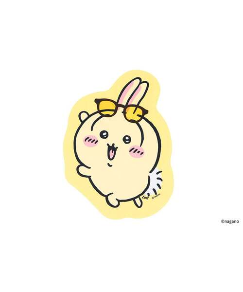 Zoff（ゾフ）の「Zoff｜ちいかわ【ダイカットクロス】ちいかわ うさぎ くりまんじゅう ハチワレ モモンガ｜メガネ・サングラス拭き 眼鏡クロス セリート スマホ拭き ユニセックス ギフト（メガネ・レディース・パープル/イエロー/ライトブルー/ライトピンク/グリーン・FREE）」の4枚目の写真