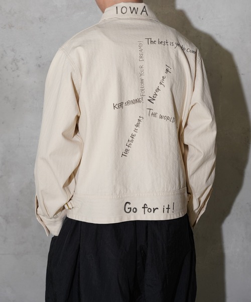 THRIFTY LOOK(スリフティールック)の「THRIFTY LOOK / スリフティールック HBT MEMORIAL FFA JACKET ヘリンボーンツイル メモリアル FFAジャケット(ブルゾン・メンズ・ナチュラル・SMALL/MEDIUM/LARGE)」の3枚目の写真