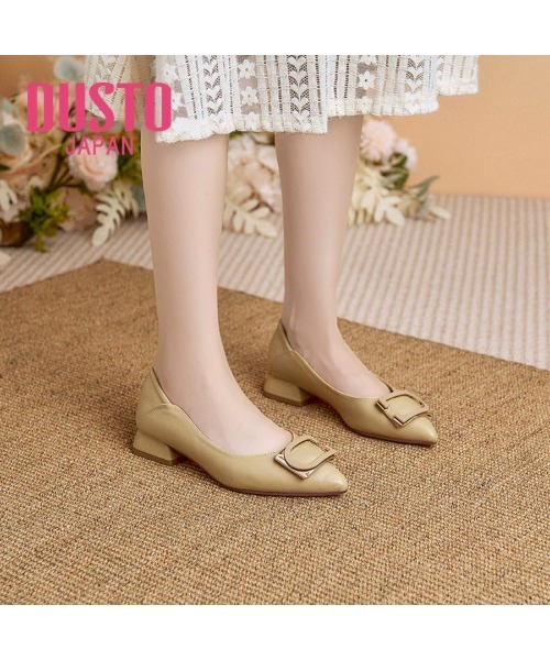 VIBGYOR（ヴィブジョー）の「【DUSTO】レディースローヒールパンプス(MA)（パンプス・レディース・ベージュ系その他/ブラック・23.5/24）」の2枚目の写真