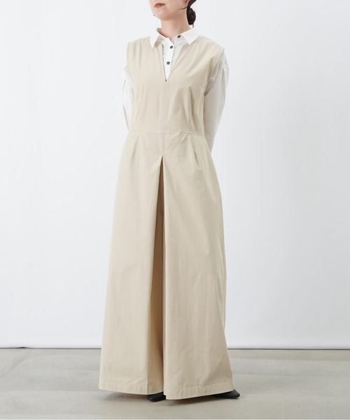 LUCA/LADY LUCK LUCA（ルカ/レディラックルカ）の「LC/LLL タックスカートライクサロペットパンツ（サロペット/オーバーオール・レディース・ライトベージュ/グレー・FREE）」の12枚目の写真