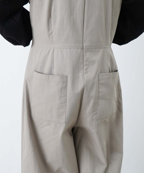 LUCA/LADY LUCK LUCA（ルカ/レディラックルカ）の「LC/LLL タックスカートライクサロペットパンツ（サロペット/オーバーオール・レディース・ライトベージュ/グレー・FREE）」の9枚目の写真