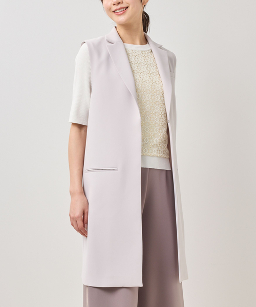 NARACAMICIE（ナラカミーチェ）の「【NARACAMICIE】ドライダブルクロスジレ（その他アウター・レディース・ブラック・M/XL）」の11枚目の写真