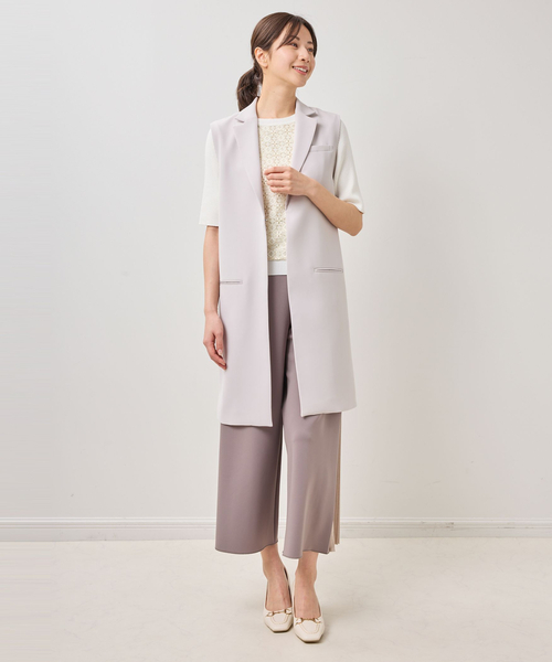 NARACAMICIE（ナラカミーチェ）の「【NARACAMICIE】ドライダブルクロスジレ（その他アウター・レディース・ブラック・M/XL）」の12枚目の写真