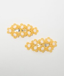 green label relaxing（グリーンレーベルリラクシング）の「＜Rockahula Kids＞Crochet Flower ヘアクリップ / キッズ（バレッタ/ヘアクリップ）」