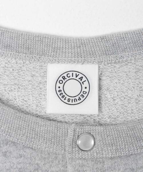 ORCIVAL(オーシバル)の「ORCIVAL CREW NECK CARDIGAN(カーディガン/ボレロ・レディース・グレー/ブラック/オレンジ・1)」の8枚目の写真