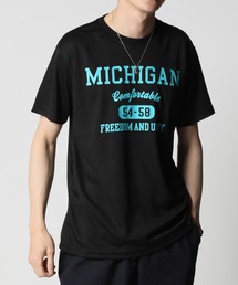 ARCADE（アーケード）の「吸汗速乾 ドライメッシュ素材 アメカジ リンガー 半袖Tシャツ（Tシャツ/カットソー）」