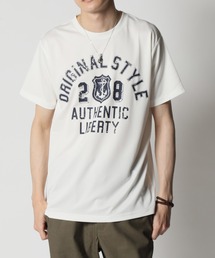 吸汗速乾 ドライメッシュ素材 アメカジ リンガー 半袖Tシャツ
