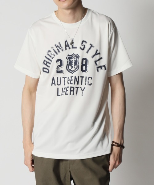ARCADE(アーケード)の「吸汗速乾 ドライメッシュ素材 アメカジ リンガー 半袖Tシャツ(Tシャツ/カットソー・メンズ・ホワイト系その他3/ブラック系その他4/レッド系その他/ホワイト系その他/グレー系その他2/グレー系その他3/グレー系その他4/グリーン系その他3/ブルー系その他/ホワイト系その他2/ホワイト系その他4/ブラック系その他/ブラック系その他3/グリーン系その他4/レッド系その他2/ブラック系その他2/グレー系その他/ブルー系その他2/ブルー系その他3/ブルー系その他4・M/L/LL/3L)」の4枚目の写真