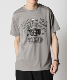 吸汗速乾 ドライメッシュ素材 アメカジ リンガー 半袖Tシャツ