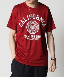 ARCADE（アーケード）の「吸汗速乾 ドライメッシュ素材 アメカジ リンガー 半袖Tシャツ（Tシャツ/カットソー）」