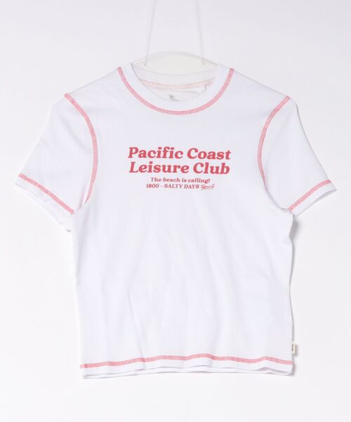 rip curl(リップカール)の「RIP CURL/リップカール 半袖 Tシャツ レディース PACIFIC COAST FITTED TEE 0M1WTE(Tシャツ/カットソー・レディース・ホワイト・S/XS)」の3枚目の写真