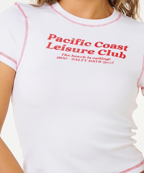 rip curl(リップカール)の「RIP CURL/リップカール 半袖 Tシャツ レディース PACIFIC COAST FITTED TEE 0M1WTE(Tシャツ/カットソー・レディース・ホワイト・S/XS)」の7枚目の写真