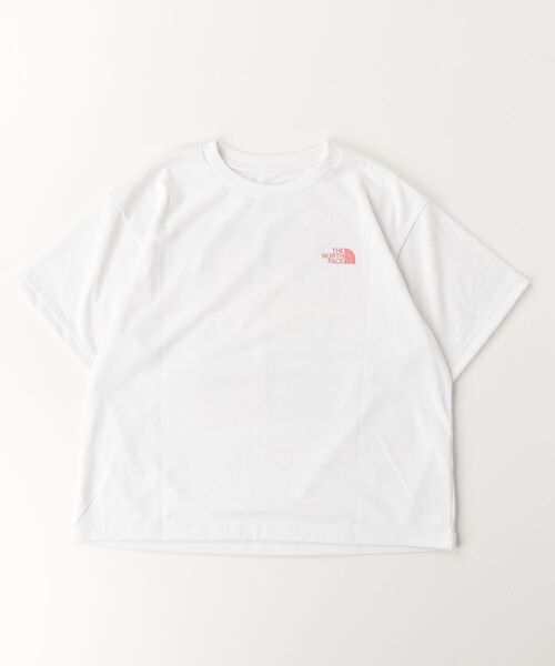 THE NORTH FACE（ザノースフェイス）の「ザ ノース フェイス THE NORTH FACE S/S Back Graphic Wide Tee ショートスリーブバックグラフィックワイドティー（Tシャツ/カットソー・キッズ・ホワイト/ホワイト×ホワイト・130cm/140cm/150cm）」の2枚目の写真