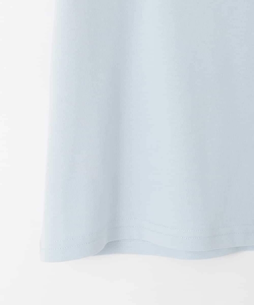 a.v.v（アーヴェヴェ）の「[110-160]【WEB限定】シアーギンガムスリーブTシャツ（Tシャツ/カットソー・キッズ・オレンジ/ダークインディゴブルー/ブラック・110/120/130/140/150/160）」の15枚目の写真