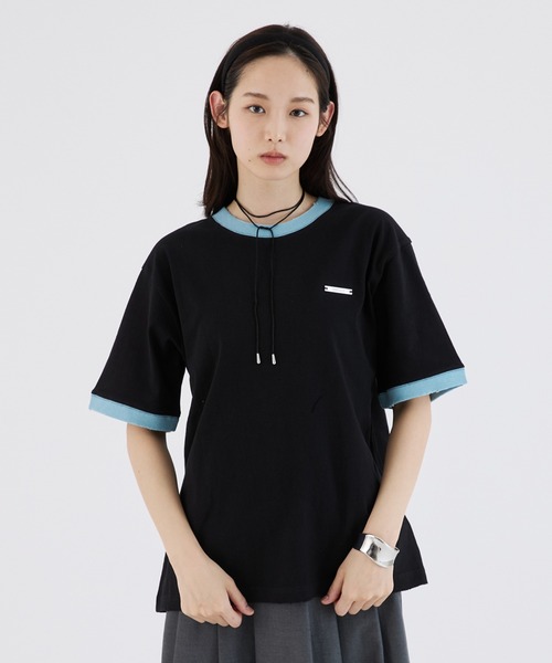 ONCILY(オンシェリー)の「SILVER PLATE DAMEGE T-SHIRT / シルバープレートダメージTシャツ(Tシャツ/カットソー・メンズ・ベージュ/ネイビー/ブルー系その他/ブラック/ブラック系その他・SMALL/MEDIUM/LARGE)」の2枚目の写真