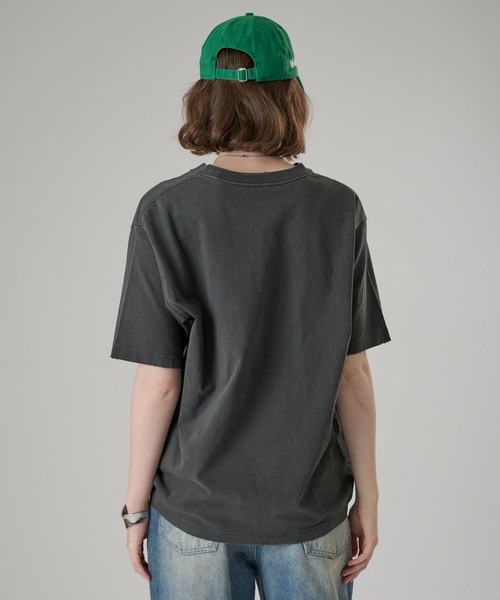ONCILY(オンシェリー)の「SILVER PLATE DAMEGE T-SHIRT / シルバープレートダメージTシャツ(Tシャツ/カットソー・メンズ・ベージュ/ネイビー/ブルー系その他/ブラック/ブラック系その他・SMALL/MEDIUM/LARGE)」の11枚目の写真