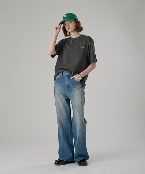 ONCILY(オンシェリー)の「SILVER PLATE DAMEGE T-SHIRT / シルバープレートダメージTシャツ(Tシャツ/カットソー・メンズ・ベージュ/ネイビー/ブルー系その他/ブラック/ブラック系その他・SMALL/MEDIUM/LARGE)」の13枚目の写真