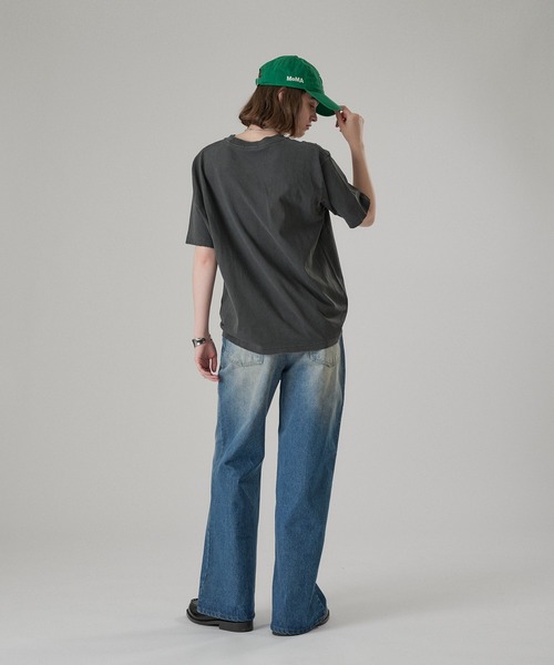 ONCILY(オンシェリー)の「SILVER PLATE DAMEGE T-SHIRT / シルバープレートダメージTシャツ(Tシャツ/カットソー・メンズ・ベージュ/ネイビー/ブルー系その他/ブラック/ブラック系その他・SMALL/MEDIUM/LARGE)」の14枚目の写真