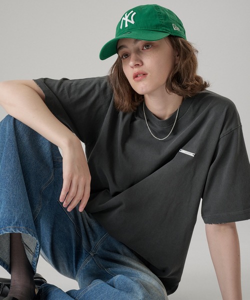 ONCILY(オンシェリー)の「SILVER PLATE DAMEGE T-SHIRT / シルバープレートダメージTシャツ(Tシャツ/カットソー・メンズ・ベージュ/ネイビー/ブルー系その他/ブラック/ブラック系その他・SMALL/MEDIUM/LARGE)」の8枚目の写真