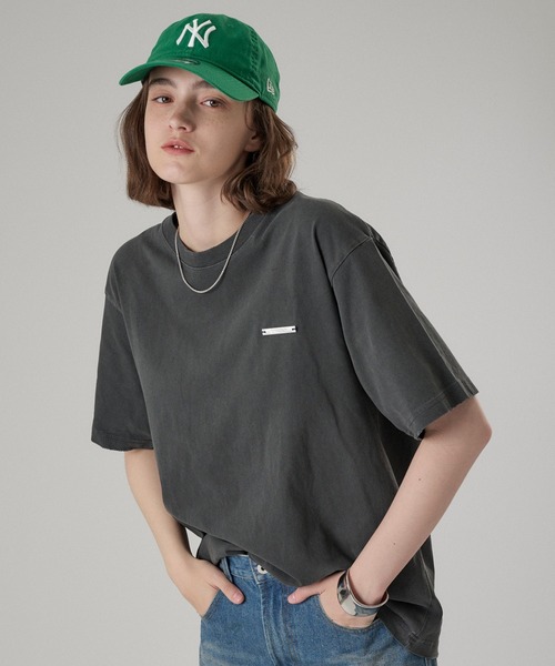 ONCILY(オンシェリー)の「SILVER PLATE DAMEGE T-SHIRT / シルバープレートダメージTシャツ(Tシャツ/カットソー・メンズ・ベージュ/ネイビー/ブルー系その他/ブラック/ブラック系その他・SMALL/MEDIUM/LARGE)」の10枚目の写真