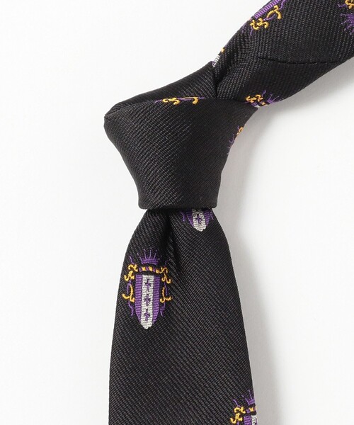 BEAMS PLUS（ビームスプラス）の「Silk Tie Crest Shield（ネクタイ・メンズ・ワイン/ブラック/ネイビー/グリーン・ONE SIZE）」の7枚目の写真