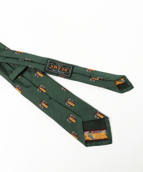 BEAMS PLUS（ビームスプラス）の「Silk Tie Crest Shield（ネクタイ・メンズ・ワイン/ブラック/ネイビー/グリーン・ONE SIZE）」の11枚目の写真