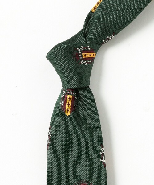 BEAMS PLUS（ビームスプラス）の「Silk Tie Crest Shield（ネクタイ・メンズ・ワイン/ブラック/ネイビー/グリーン・ONE SIZE）」の13枚目の写真